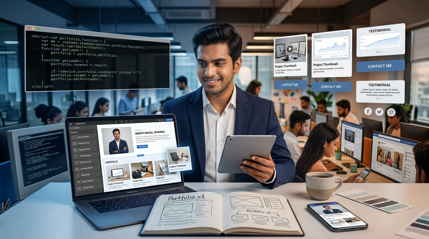 The Easiest Way to Build a Free Portfolio or Single-Page Website (No Code)
