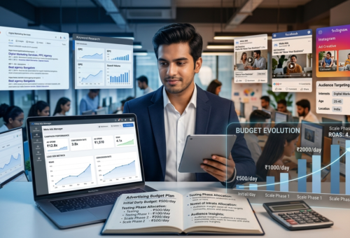 Meta Ads on ₹500 a Day: How to Plan It and Scale Up Gradually